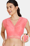 Zivame Padded Wired Full Coverage Blouse Bra - Tea Rose — thumbnail 1